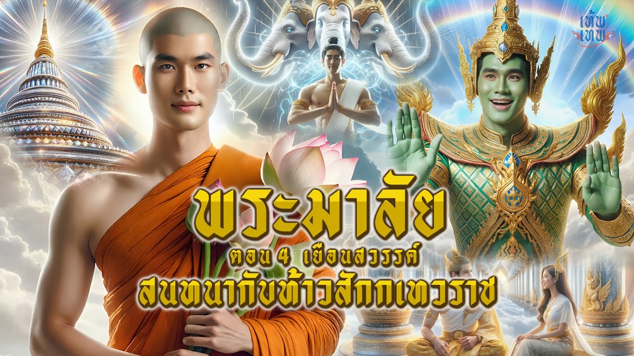 พระมาลัย ตอน4 (จบ) เยือนสวรรค์ สนทนากับท้าวสักกเทวราช | เท้พเทพ EP.24