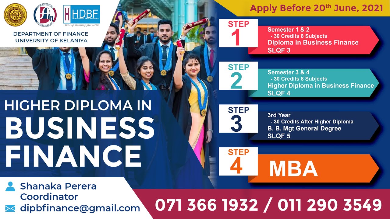 Higher Diploma in Business Finance Introduction Video - University of Kelaniya