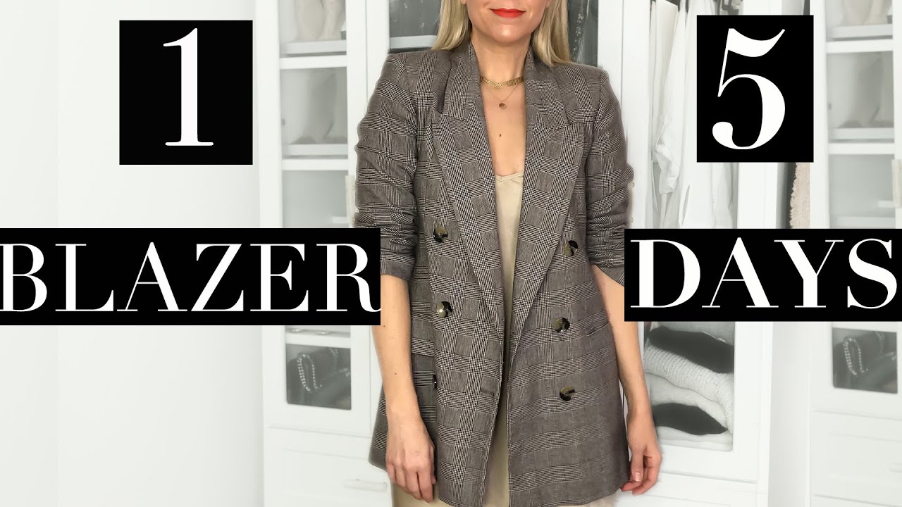 HOW TO WEAR A BLAZER 5 DIFFERENT WAYS