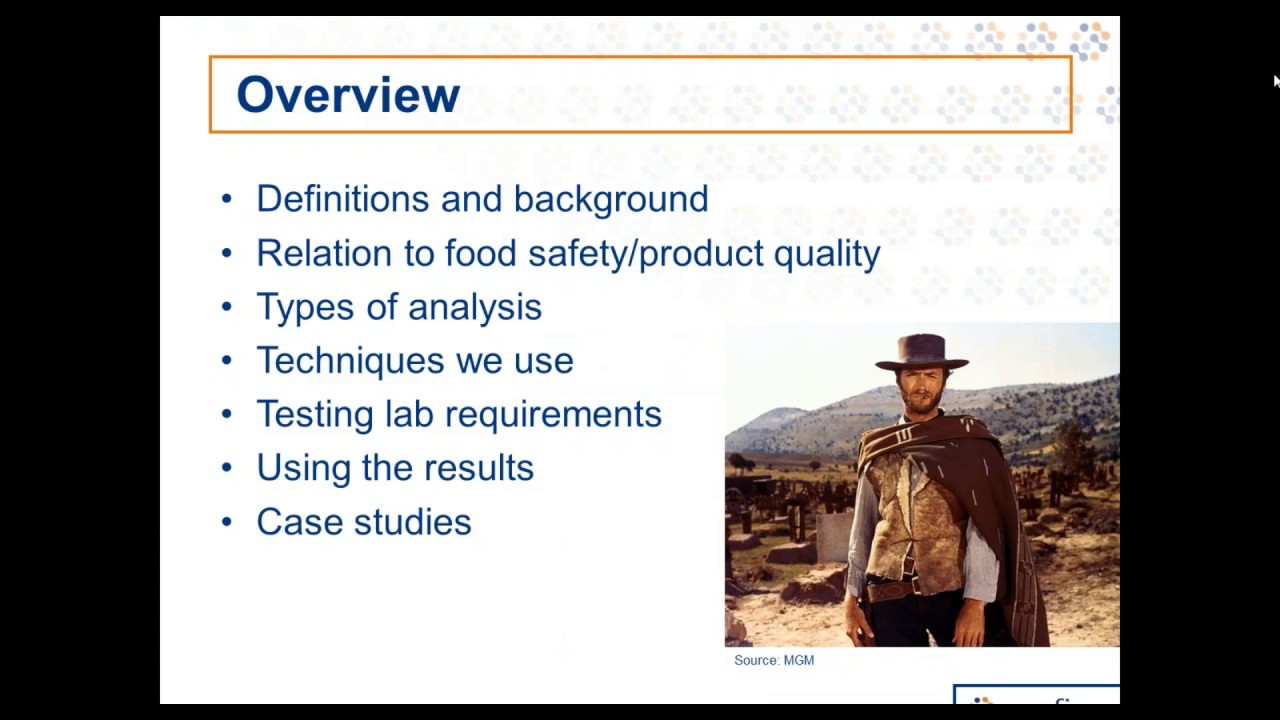 The Good, The Bad, The Ugly: Identifying Foreign Materials in Raw Materials & Finished Products