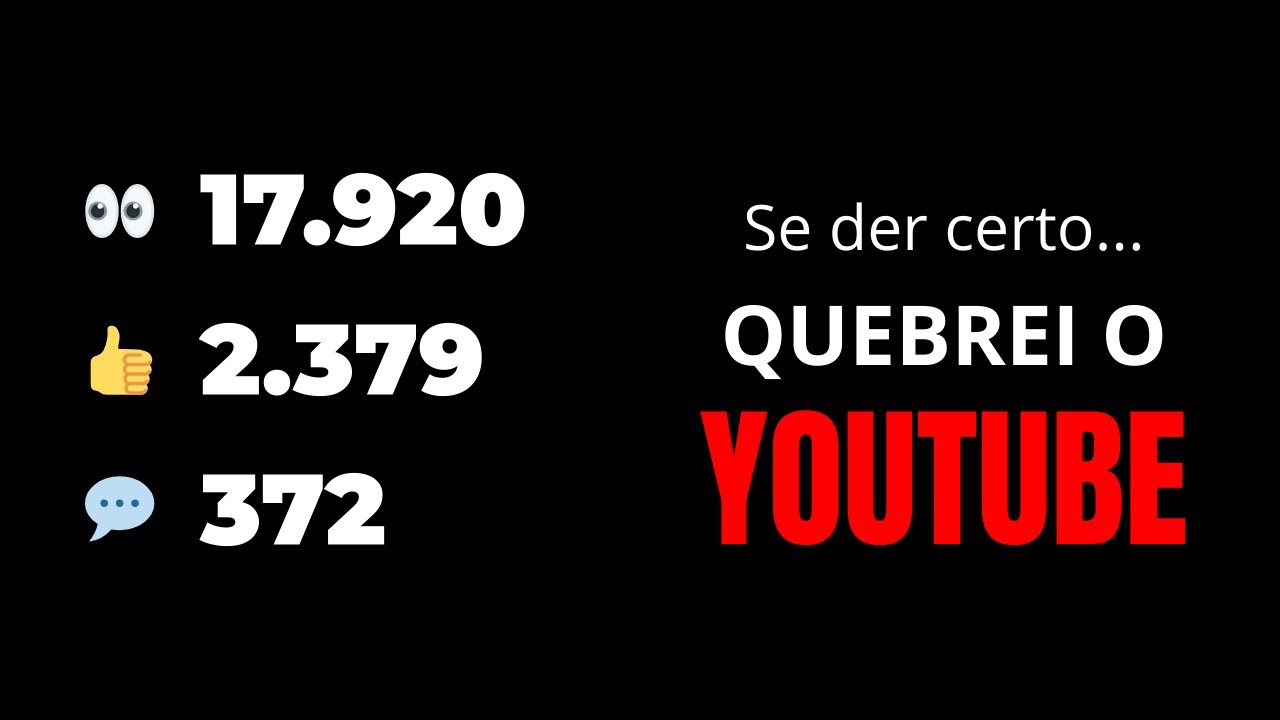 Esse vídeo tem 17.678 visualizações, 2.350 curtidas e 368 comentários