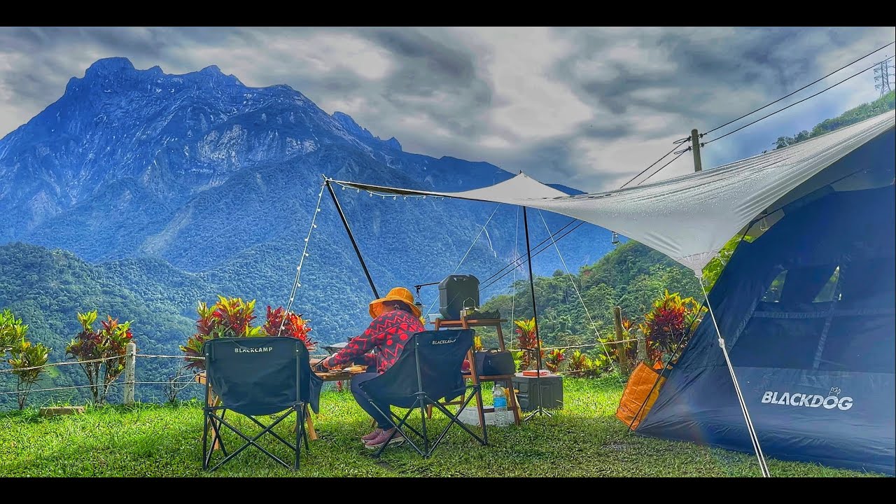 CAMPING 2D1N AT DINGIN BATU CAMP SITE  #camping #chill #kkcity #sabah #santai #borneo #travel