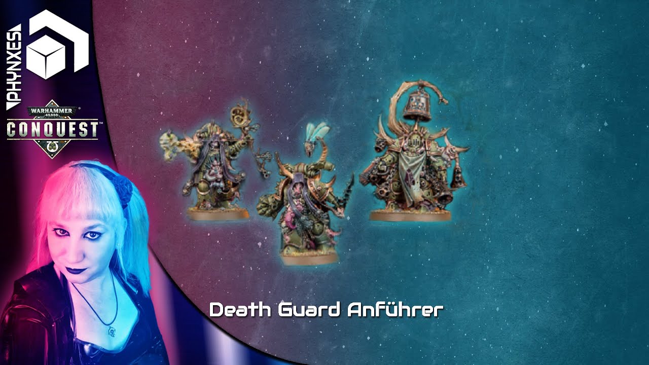 Warhammer 40K Conquest - Zusammenbau der Death Guard Anführer aus Ausgabe 34 (Deutsch)