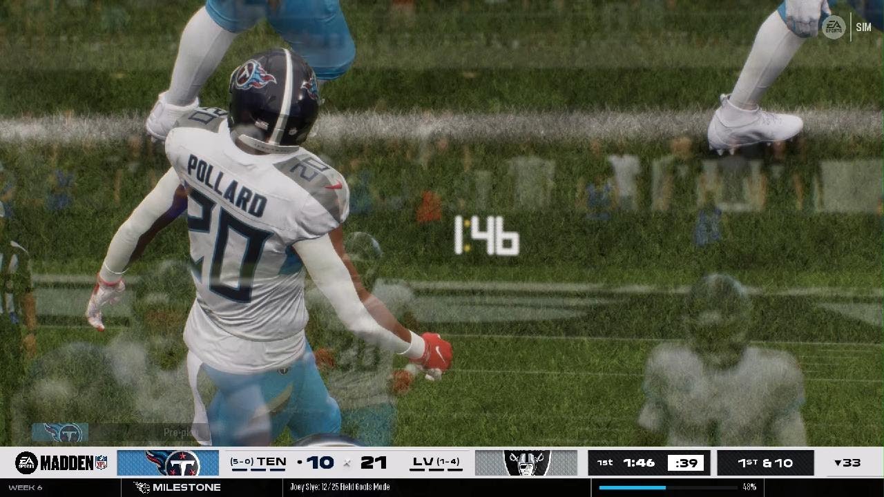 Madden NFL 26 Titans @ Raiders Game 6