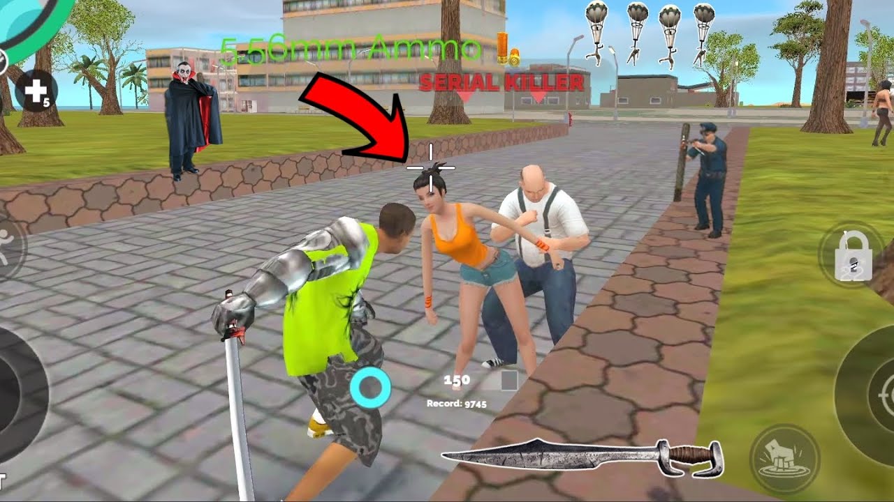 Vegas Crime Simulator 2 (Mission - Balcony Massacre) Big Fountain in Park - Android Gameplay HD