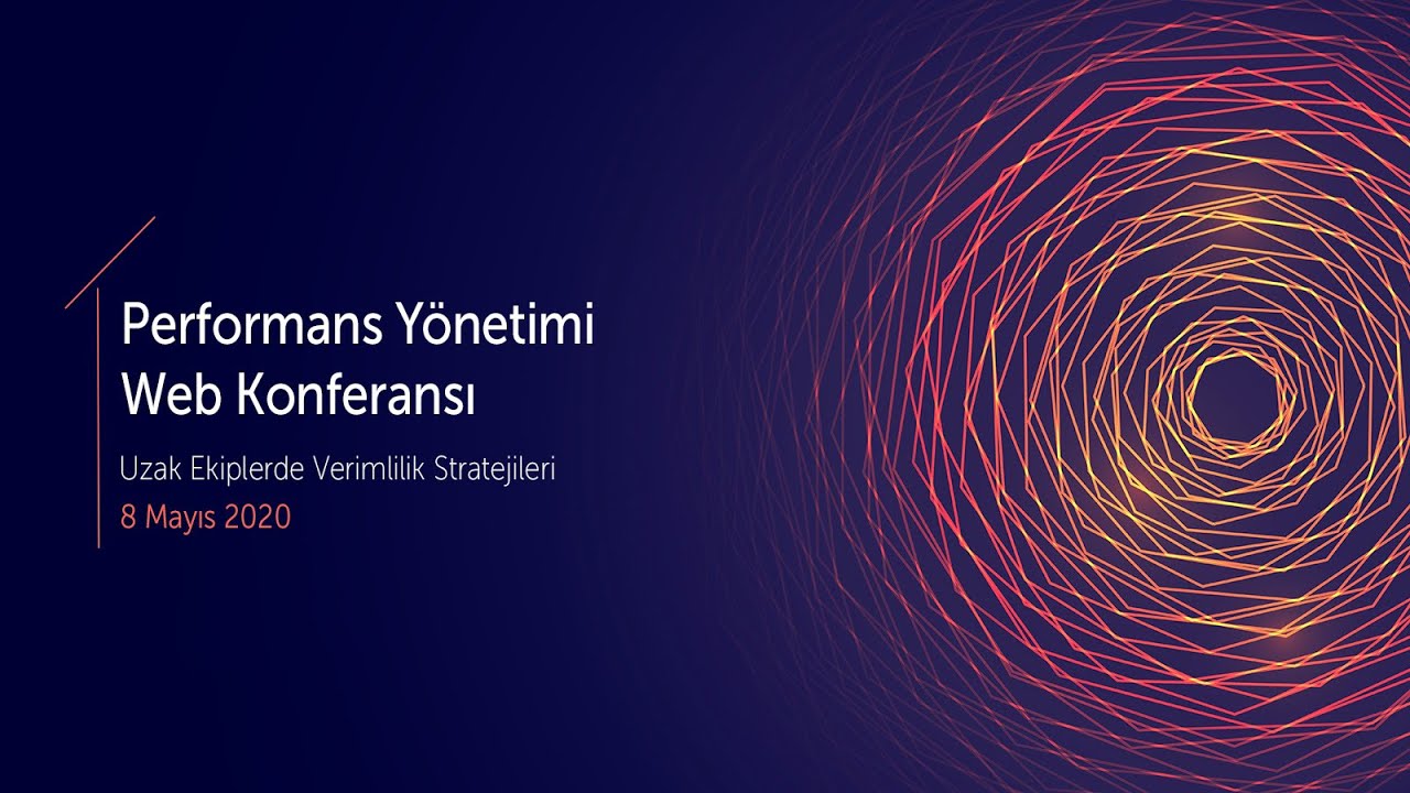 Performans Y&ouml;netimi Web Konferansı (Tankut &Ccedil;ığır)