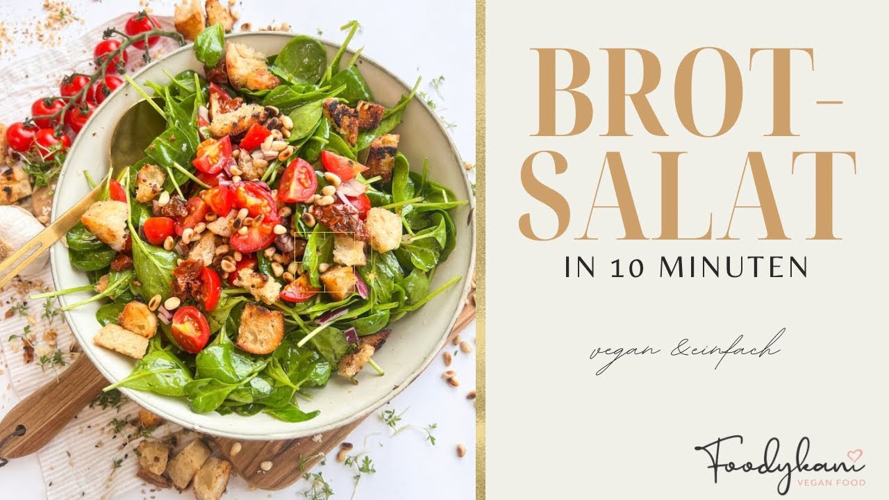 Der beste, sättigende Brot-Salat der Welt - fertig in 10 Minuten