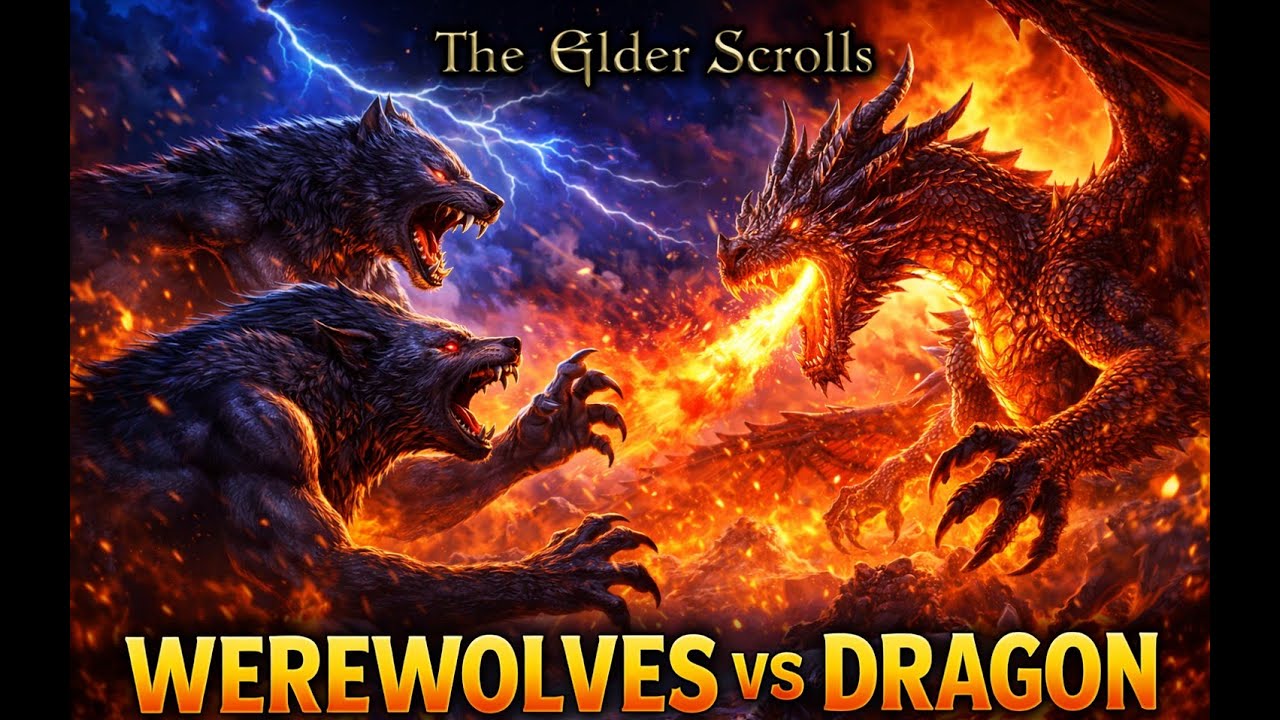 THE ELDER SCROLLS  (2026)  Werewolf's & Dragons | All Epic Action Cinematic 4K ULTRA HD