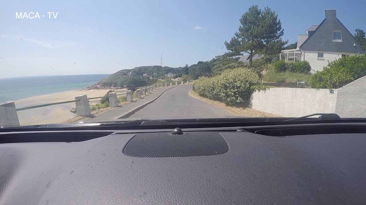 Fahrt von Saint-Jean-de-la-Rivière nach La Potinière, Barneville-Carteret und Portbail, Normandie