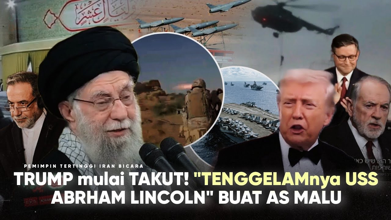 Supreme Leader Iran buat Trump Ketakutan “Status Super Power AS Hilang jika USS Lincoln Tenggelam”