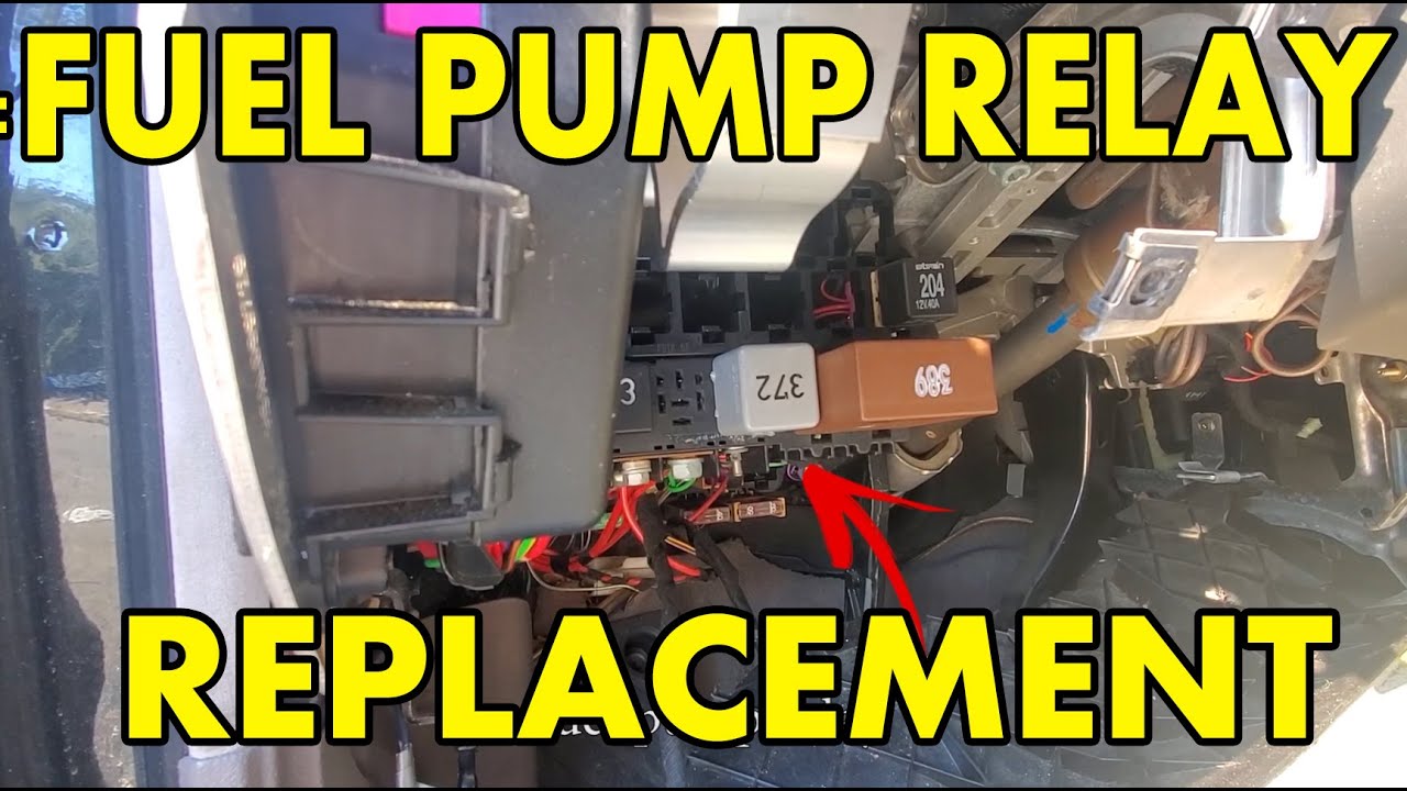 Audi A4 B5 Fuel pump relay location