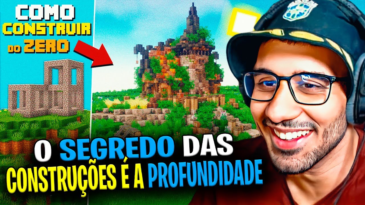 🚨 VOVÔ ABSOLUT APRENDENDO A COMO CONSTRUIR NO MINECRAFT IGUAL UM PROFISISONAL