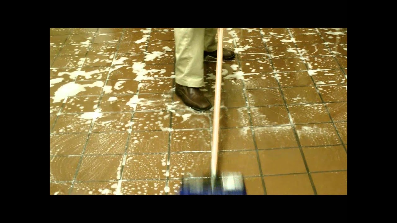 Floor Cleaning for Restaurants- Back of House using a Foam Gun