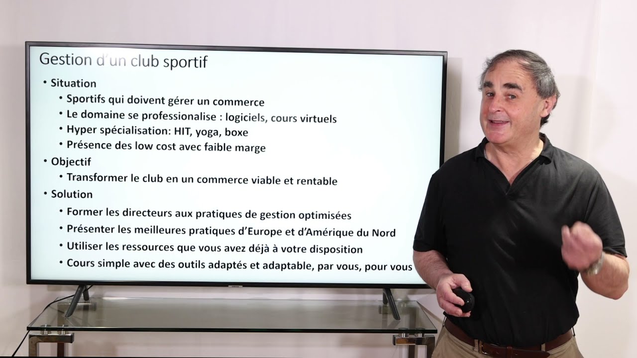 Gestion et management d'un club de sport