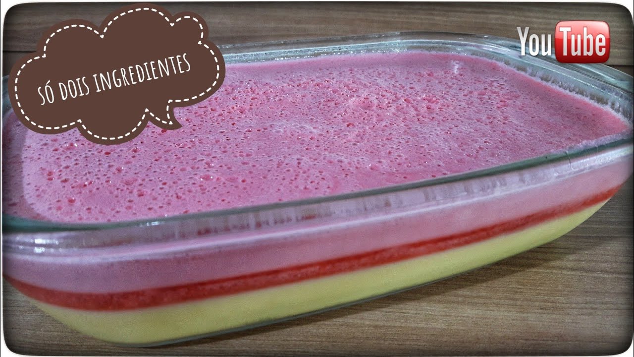 sobremesa 2 ingredientes ( sai por menos de 5 reais)😍😋😋 culinária por amor 🥰