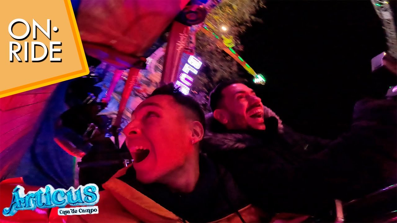 ON-RIDE | CRAZY BLUES | Con @JerezCoasterAdventures ❄ Àrticus Madrid 2022 / 2023 - Ferias A TOPE