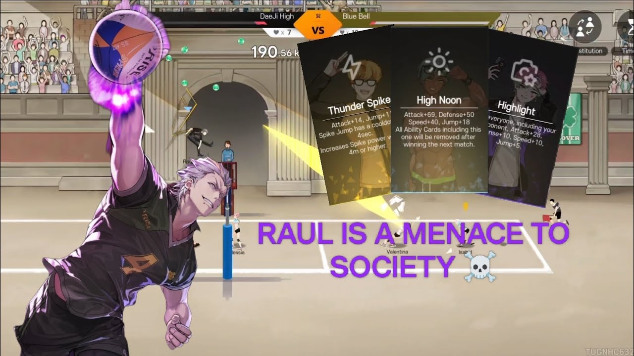 Raul is a menace to society ☠️