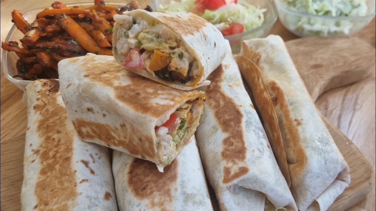 5 Sterne Wrap, Soo leckerer Hähnchen-Käse-Wrap, könnte ich jeden Tag essen, einfach und lecker