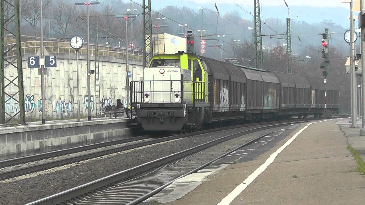 G 1206 the Captrain with a sliding wall freight wagons