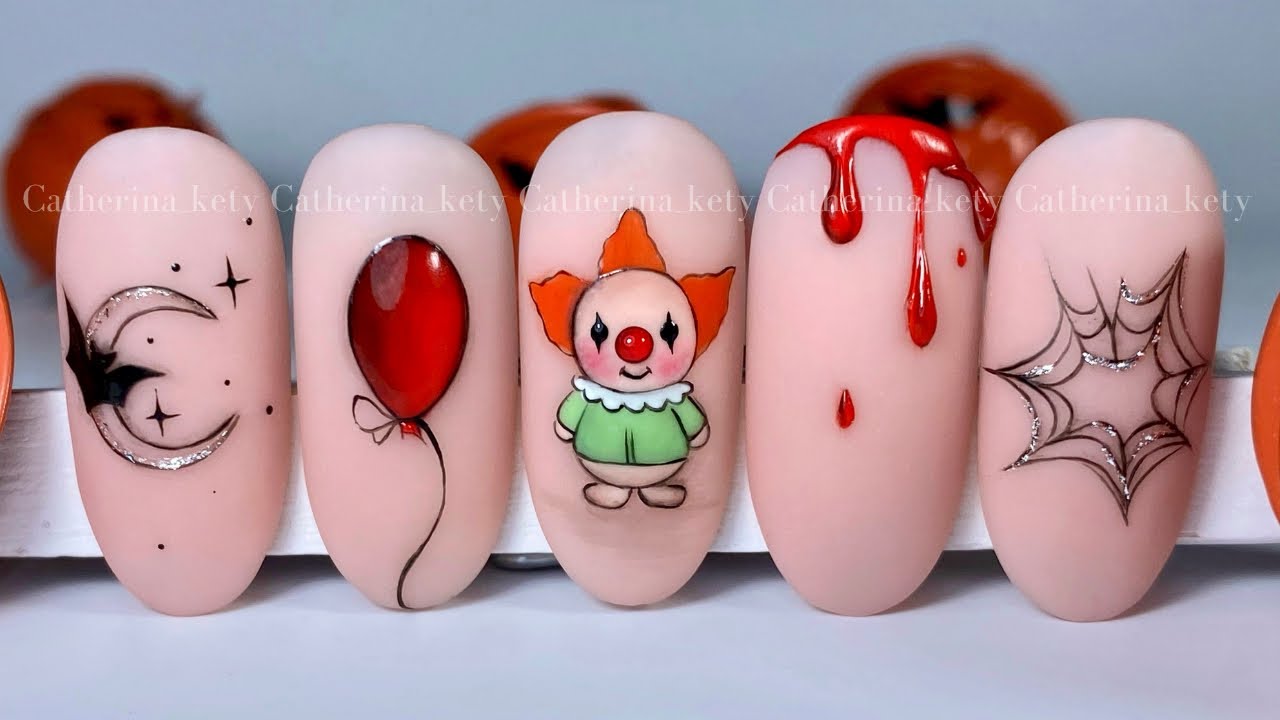Halloween 🎃Nail Art|Spooky Nail Art|Easy Halloween Nail Art|Nuova Collezione Gelnius Passione Beauty