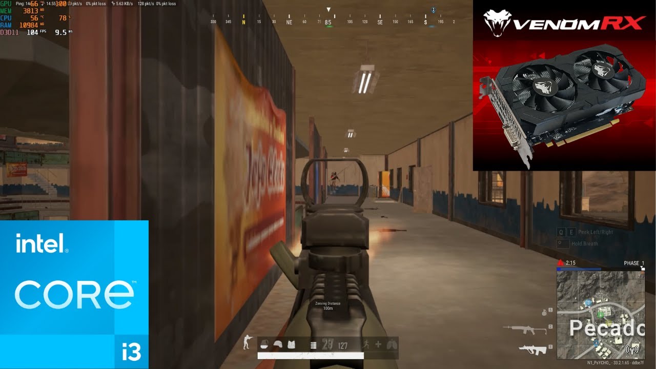 PUBG - i3 12100F + RX 580 2048SP ( Tested In 2025 ) Very Low & Ultra Settings