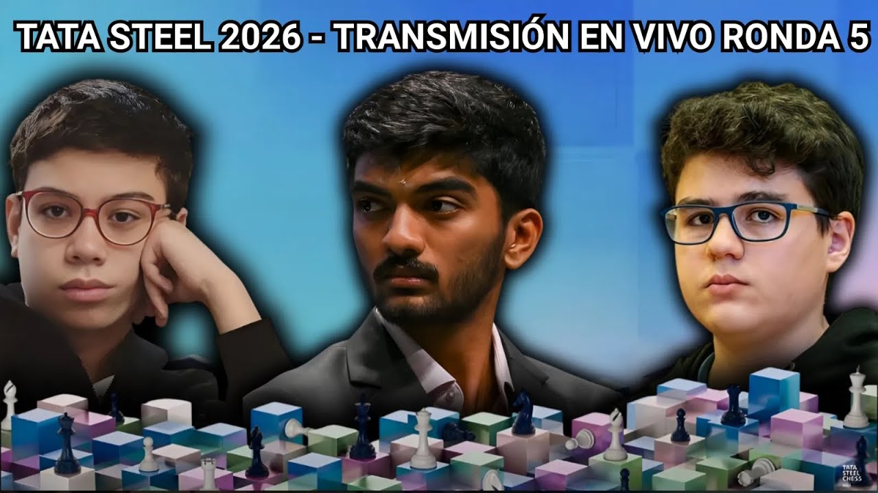 !🔥TATA STEEL 2026 - TRANSMISIÓN EN VIVO RONDA 5🔥! / LICHESS.ORG