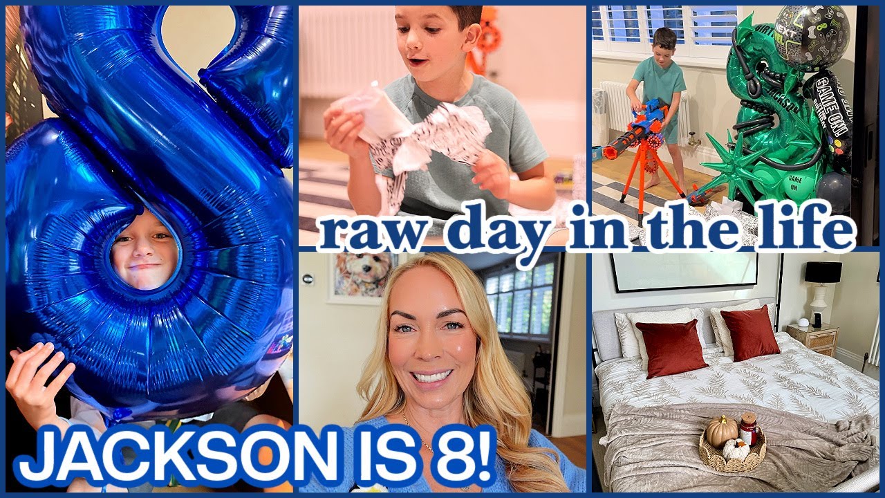 JACKSON IS 8! 🥳 Raw Day in the Life, Gifts, B&M Haul + the a Big Fight