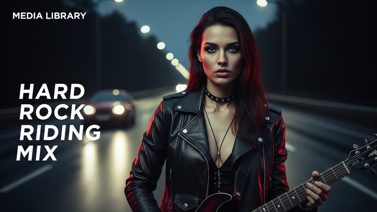 Aggressive Hard Rock Drive &mdash; Heavy Guitar Music for Focused Riding  #DrivingMusic #HardRock