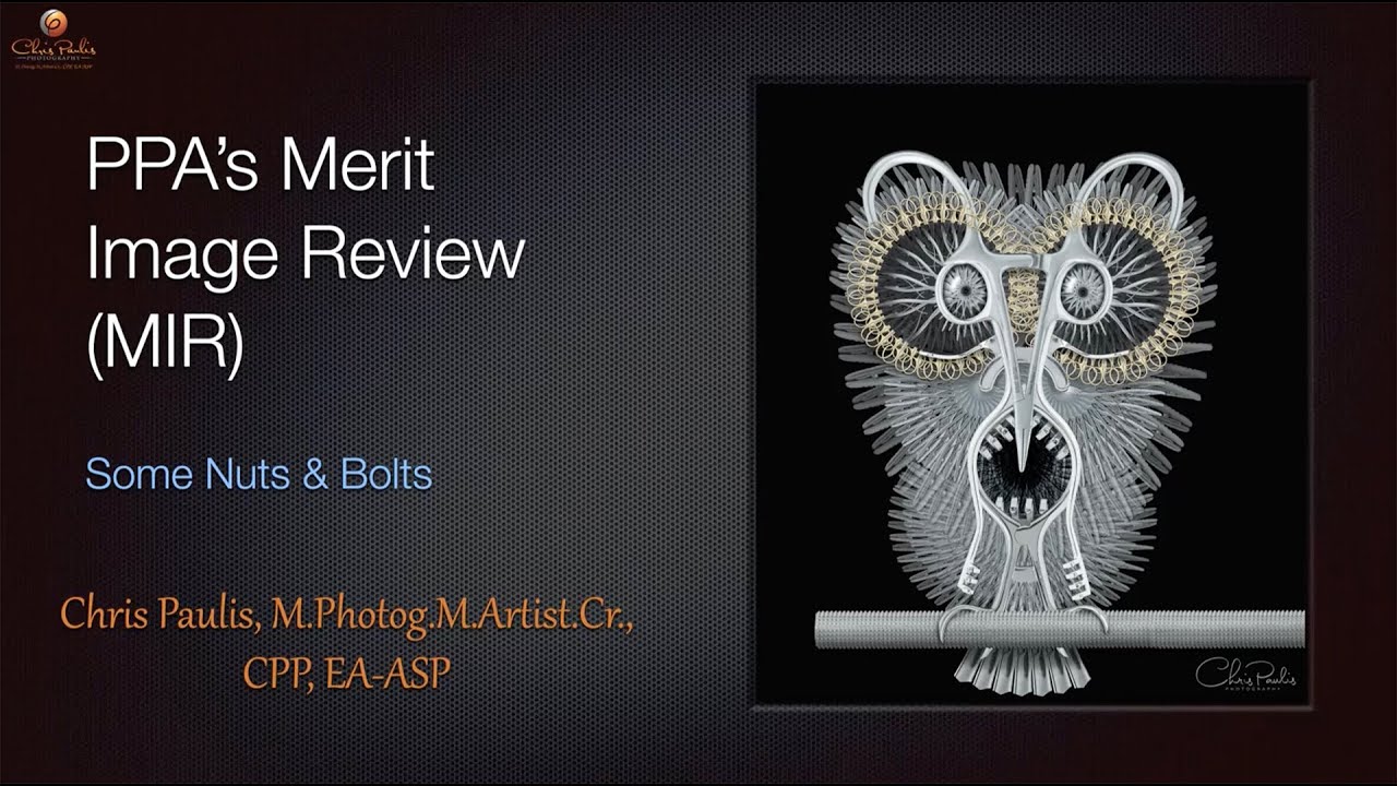 Chris Paulis - PPA’s Merit Image Review (MIR).