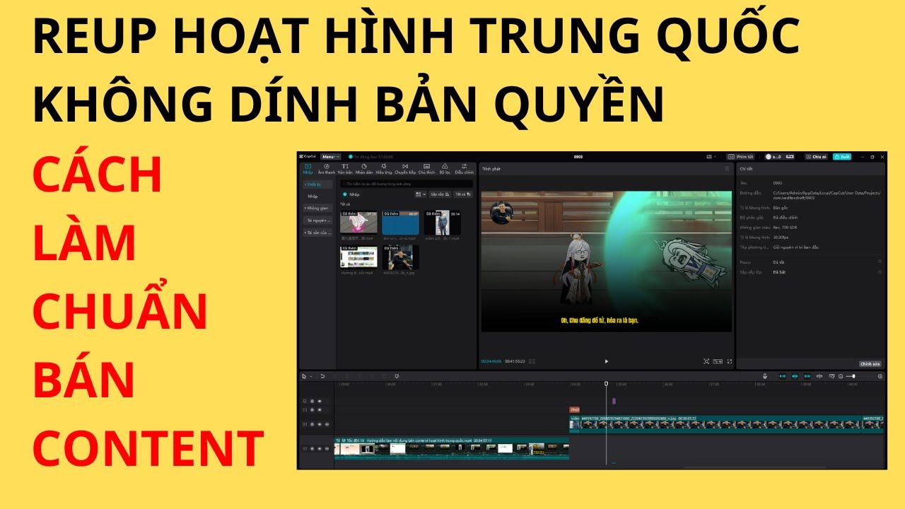 Hướng Dẫn Làm Reup Hoạt Hình Trung Quốc Từ A-Z | Kiếm Tiền Online Từ Phim Hoạt Hình An Toàn 2024