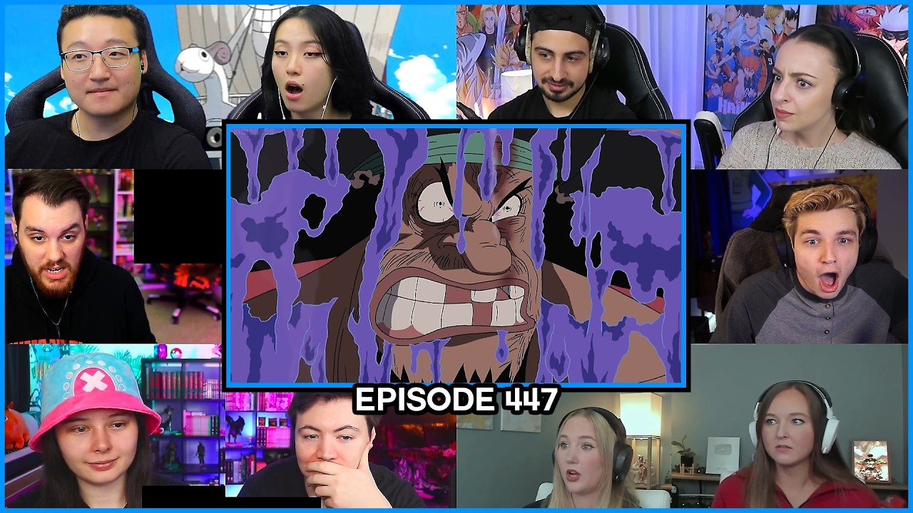 [FULL EPISODE] Blackbeard vs Magellan | One Piece Ep 447 Reaction Mashup | ワンピース