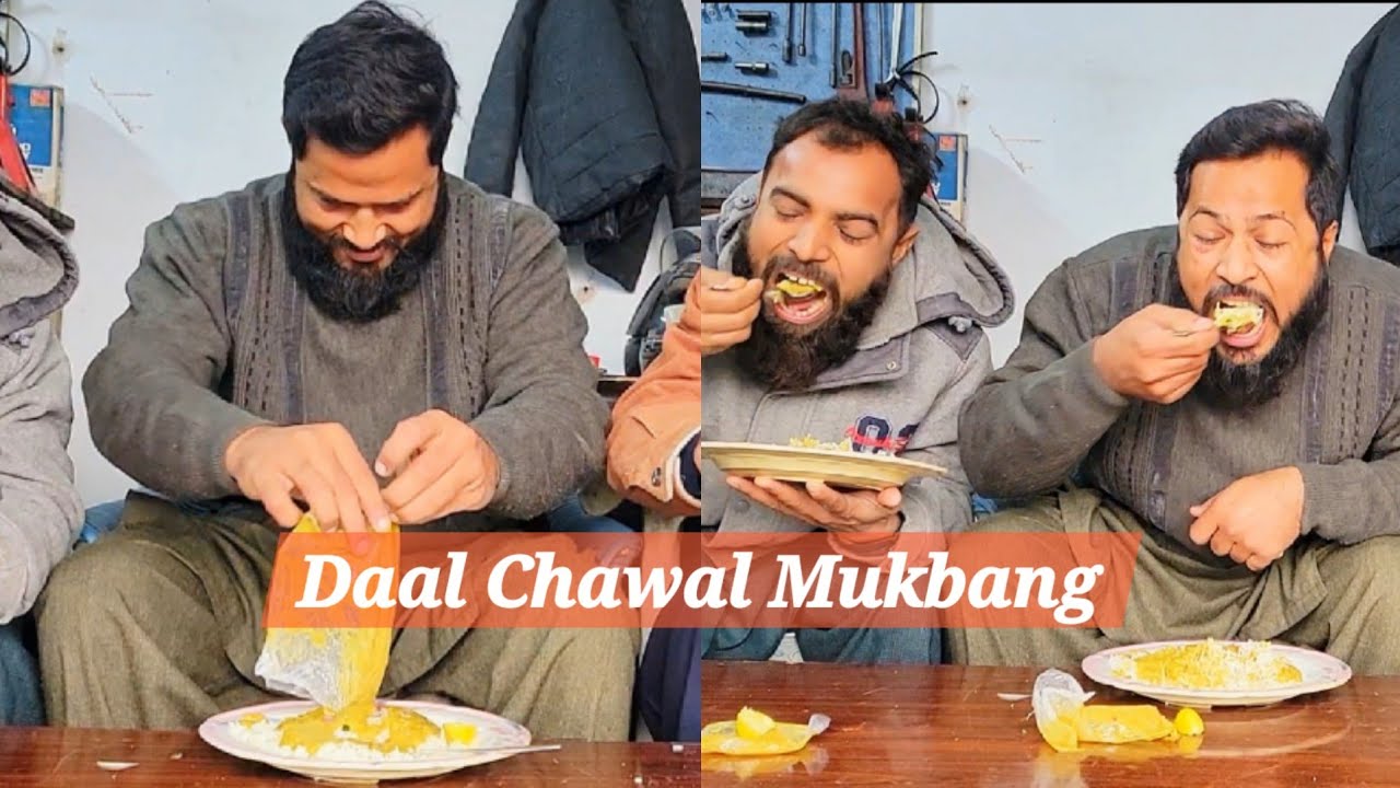 Spicy Daal Chawal Mukbang 🥵 #eatingasmr #foodie @FoodieAsmr94 