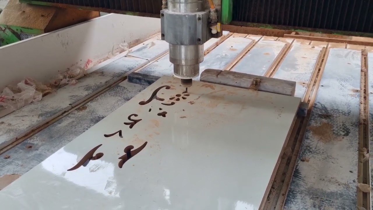 How to cutting WPC Sheet by CNC router machine