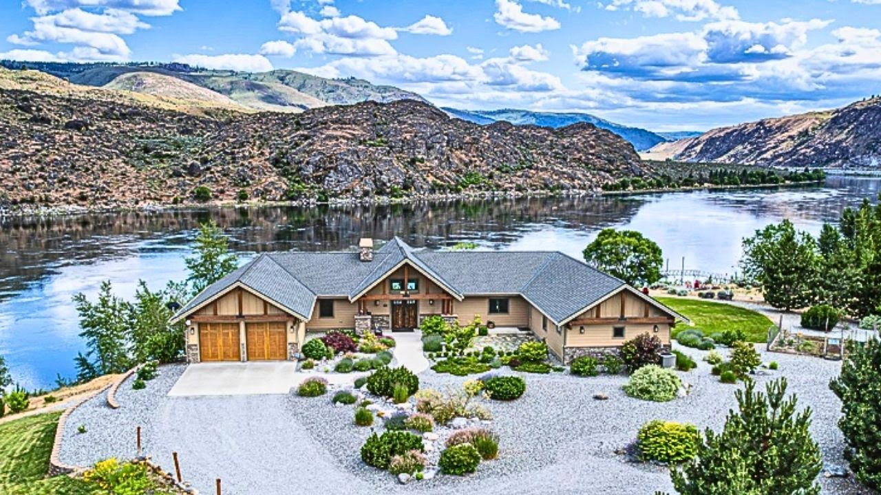 Luxury Waterfront Living with a Private Vineyard?! | Home Tour Chelan, WA