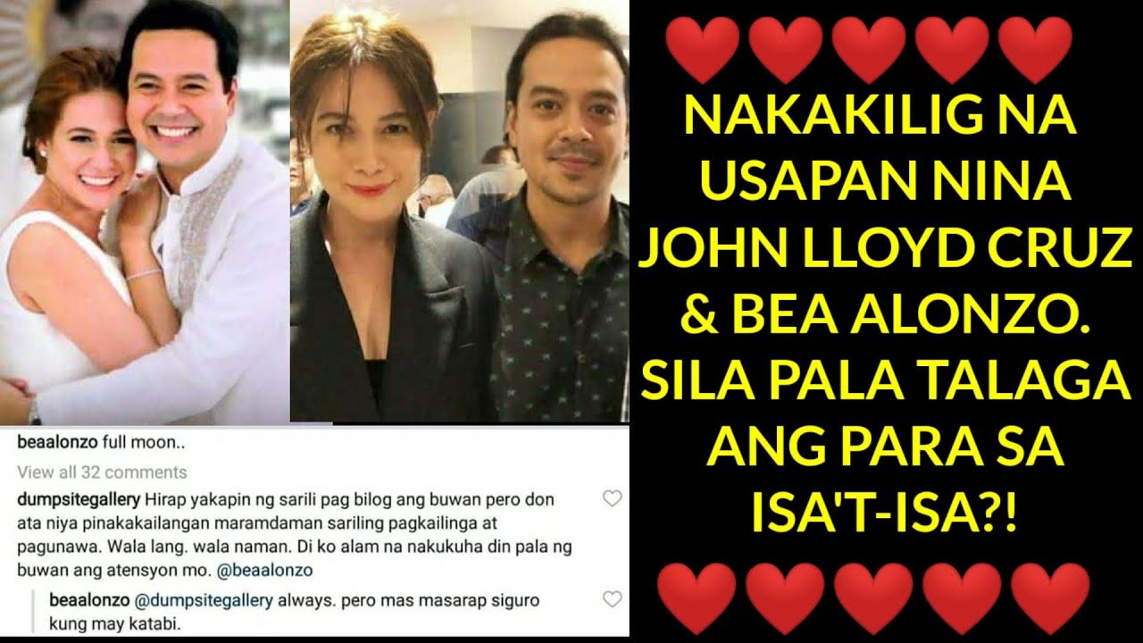 JOHN LLOYD CRUZ & BEA ALONZO NAKAKILIG ANG USAPAN, SILA TALAGA ANG PARA SA ISAT ISA.