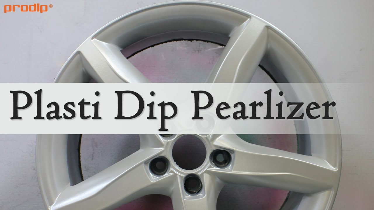 Plasti Dip Pearlizer (Pearl Effect) over White base coat
