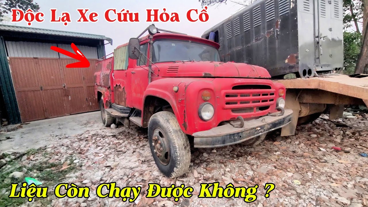 Bất Ngờ Gặp Xe Cứu Hỏa Cổ Zil 130 Tại Làng M.ổ Xe Tề Lỗ.A Tuấn TV