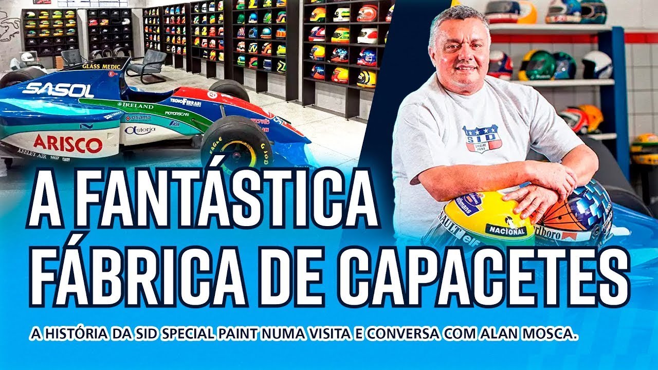 Visitamos a Sid Special Paint, pra conhecer as histórias de quem faz os cascos do Brasil na F1.