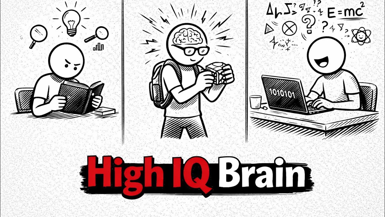 Как на самом деле работает мозг людей с высоким IQ (психология, объясненная нейробиологией)