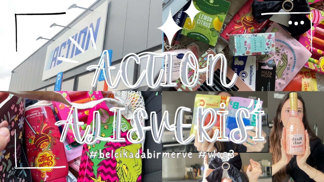 Action’da 20 Euro ile Neler Aldım? Fiyatlar ve Ürünler! #belcikadabirmerve #vlog