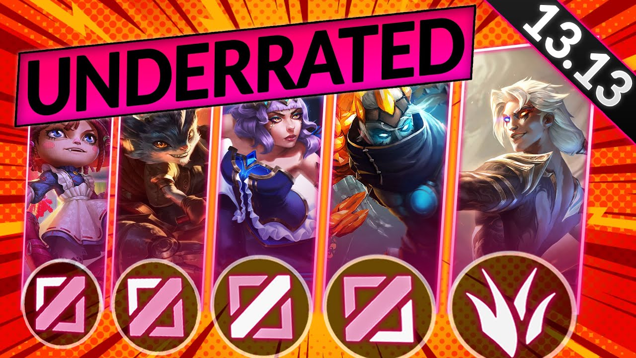 10 SECRETLY OVERPOWERED Champions of ALL ROLES for PATCH 13.13 - LoL Tier List Guide