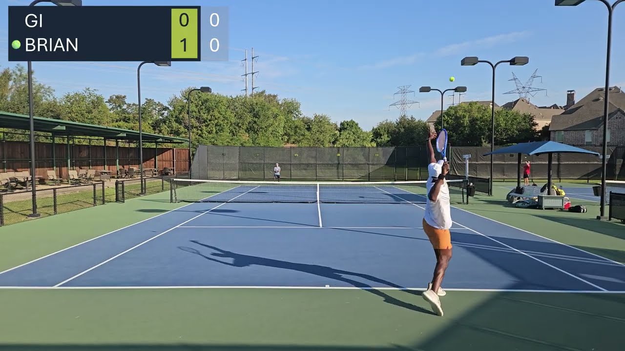 USTA 3.5 Tennis singles match at Lakes Castle Hills Tennis Courts 9.21.25