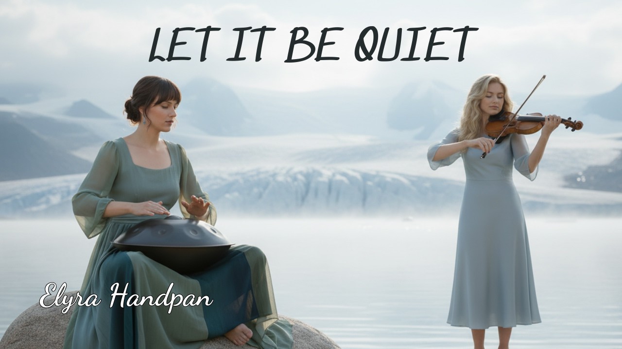 Slow Healing Music | Handpan & Violin in the High Arctic Stillness (1 Hour) – Elyra Handpan