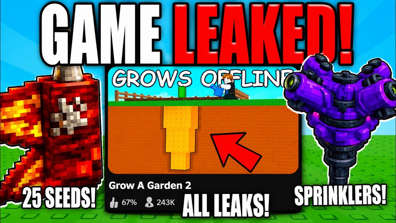 Grow A Garden 2 ПОЛНОСТЬЮ СЛИЛИ... РАННИЙ ОБЗОР + ВСЕ УТЕЧКИ (Снаряжение/Питомцы/Семена И МНОГОЕ ...