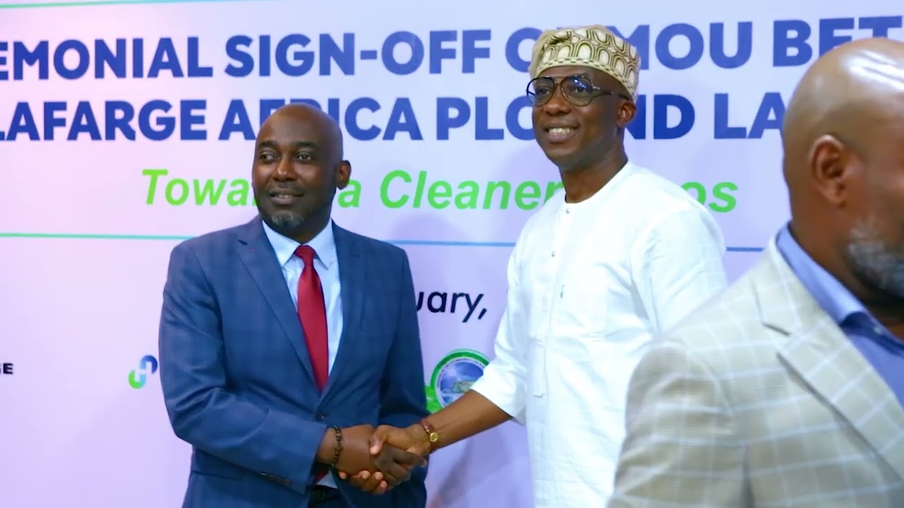 Lafarge Africa Plc. and LAWMA Sign MOU Towards a Cleaner Lagos
