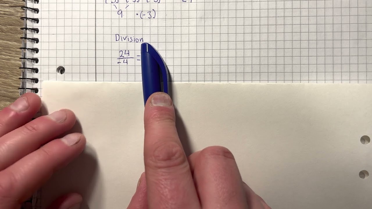 Räkna med negativa tal