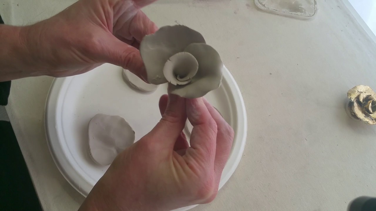 How to make a ceramic rose