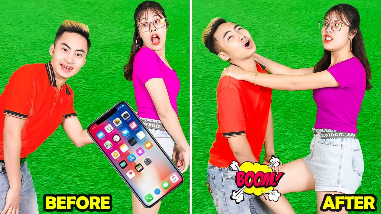 MEILLEURES FARCES DR&Ocirc;LES SUR LES AMIS || Couple dr&ocirc;le et farces de bricolage