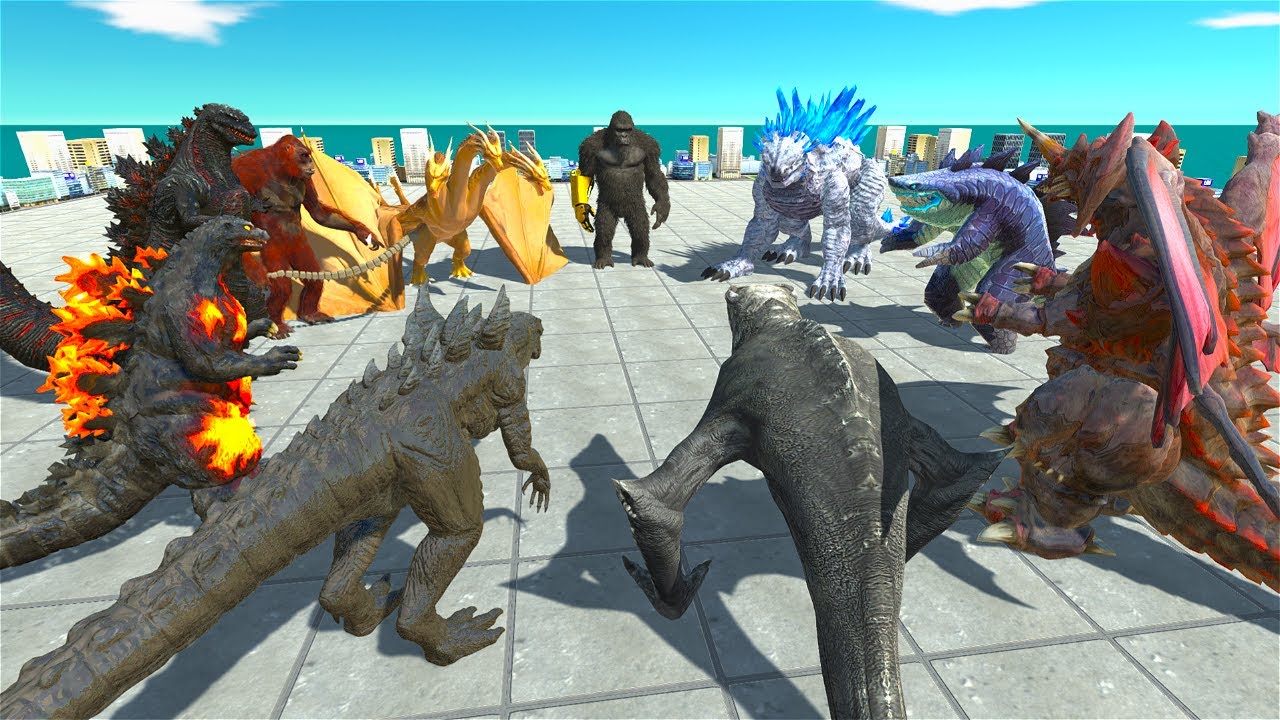 BATTLE ROYALE ALL LEGENDARY MONSTERS MOST EPIC VIDEO - Kaiju Nation