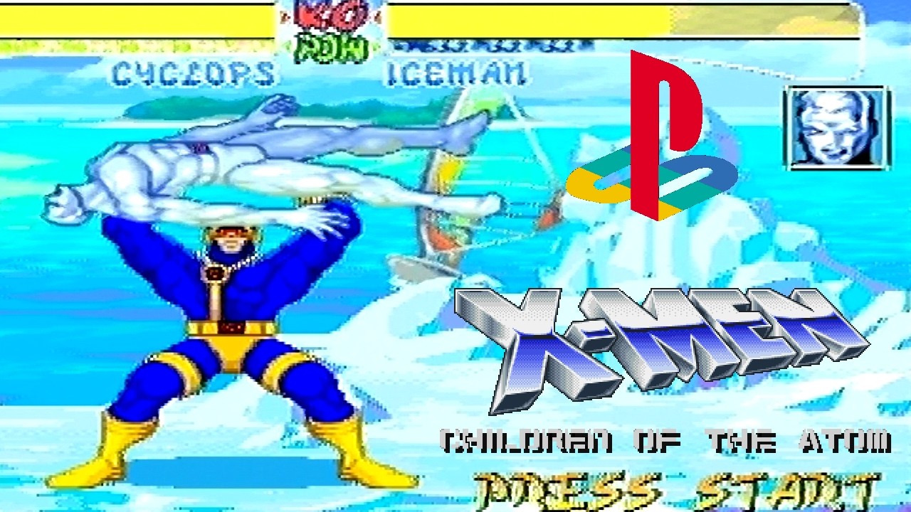X-Men: Children of the Atom playthrough (Playstation) (1CC)